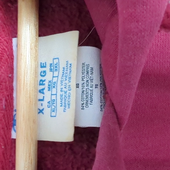 X-Large men's champion hoody magenta - Picture 2 of 3